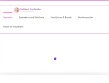 Tablet Screenshot of frischbiers.de